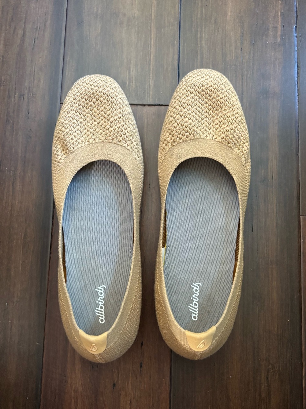 Allbirds - Womens Beige Knit Slip-On Shoes